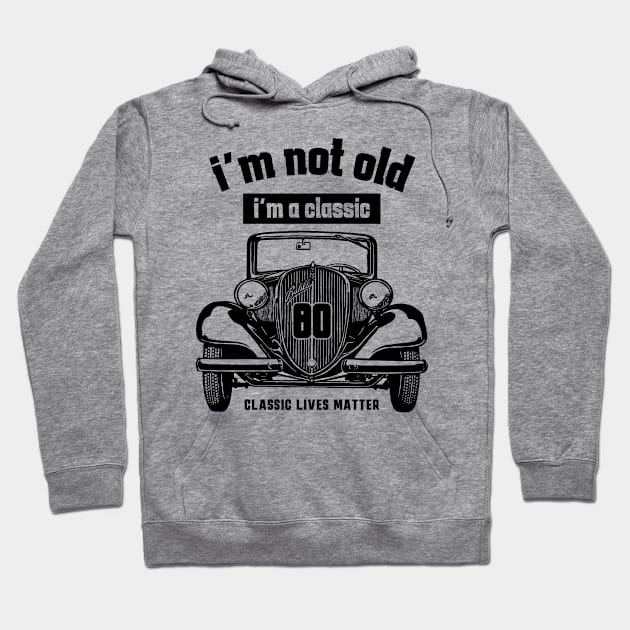 80th birthday Hoodie by Circle Project